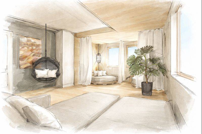 Ruheraum mit Ausblick Leinsweiler Hof Südpfalz